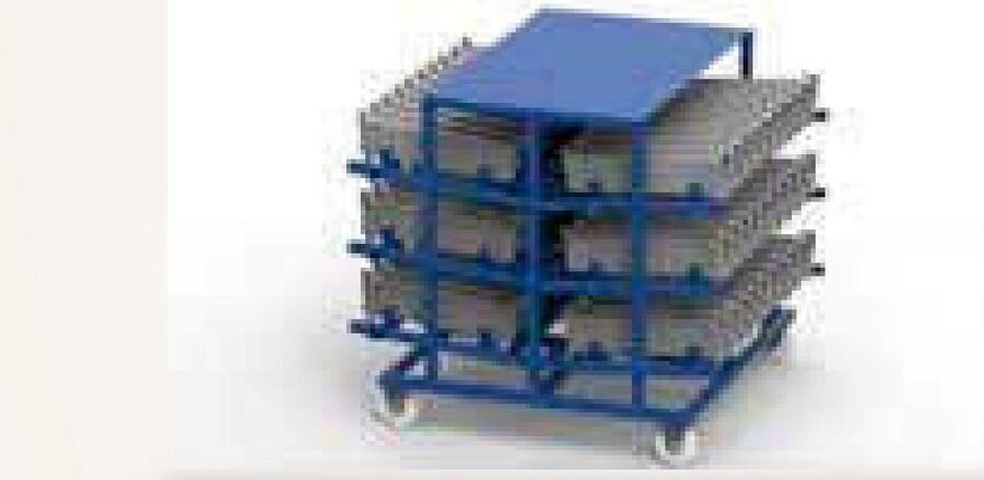 Flat Tray Trolley